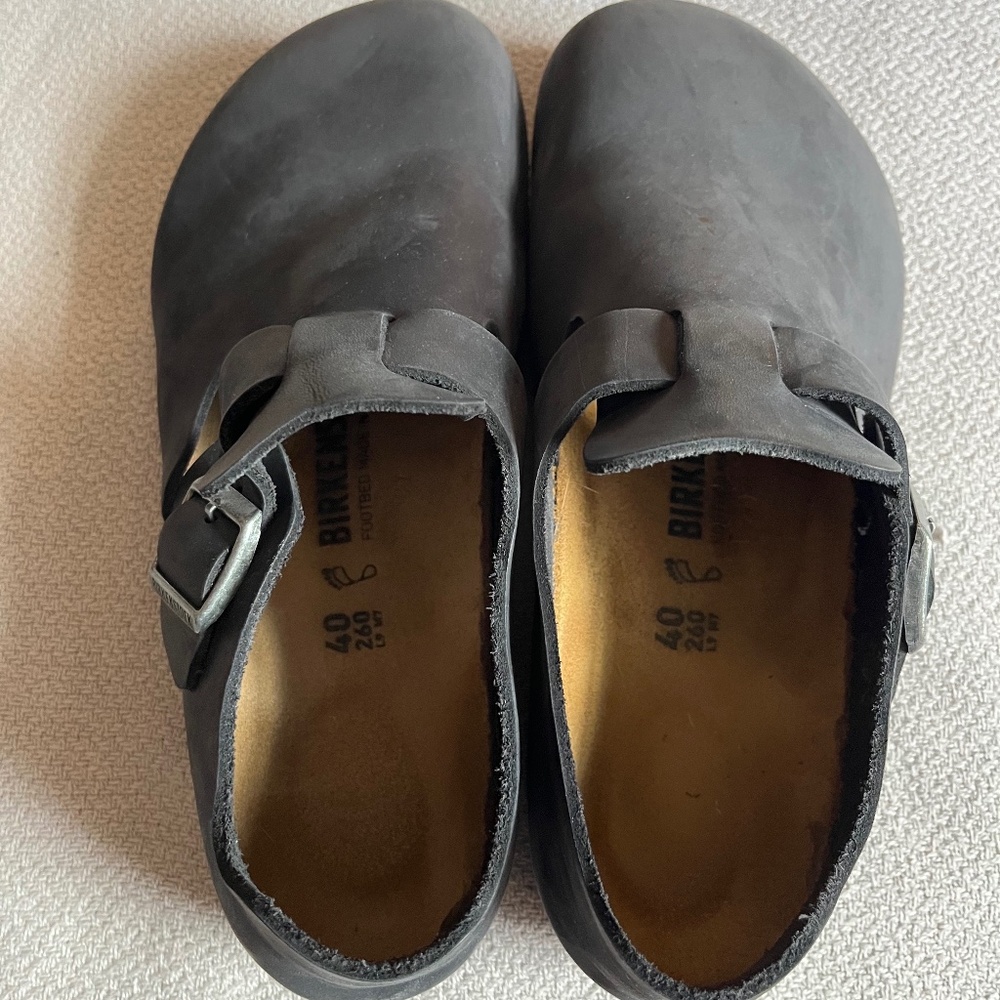 Birkenstock London-Black leather